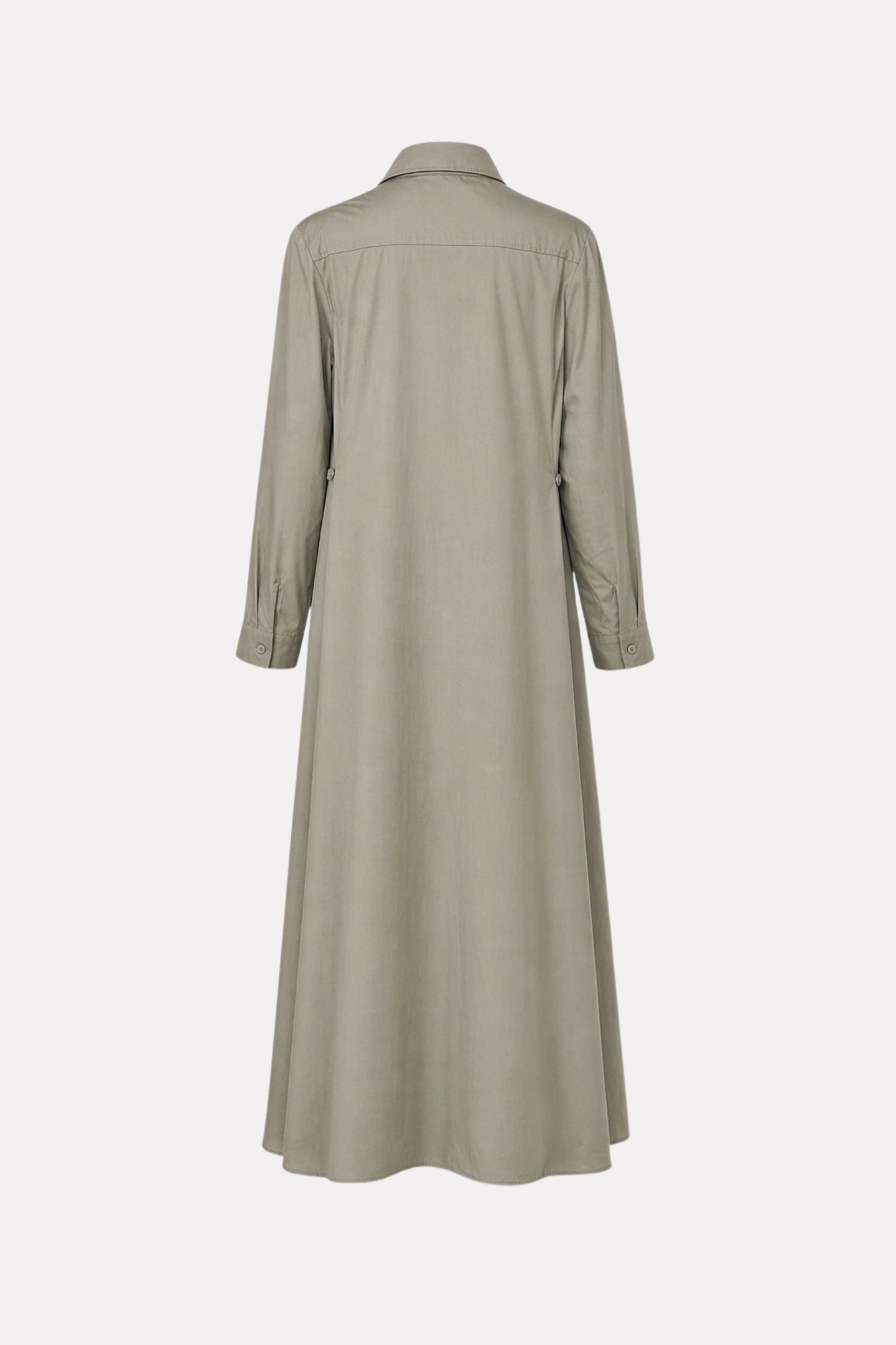 Cotton blouse dress - Khaki