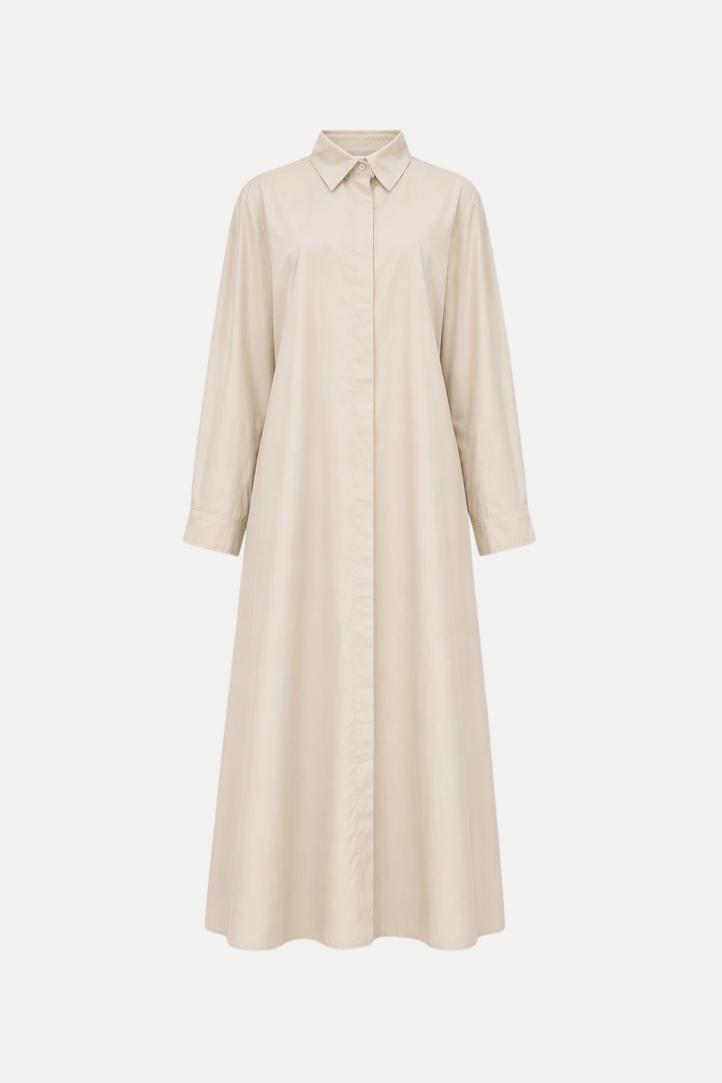 Cotton blouse dress - Beige