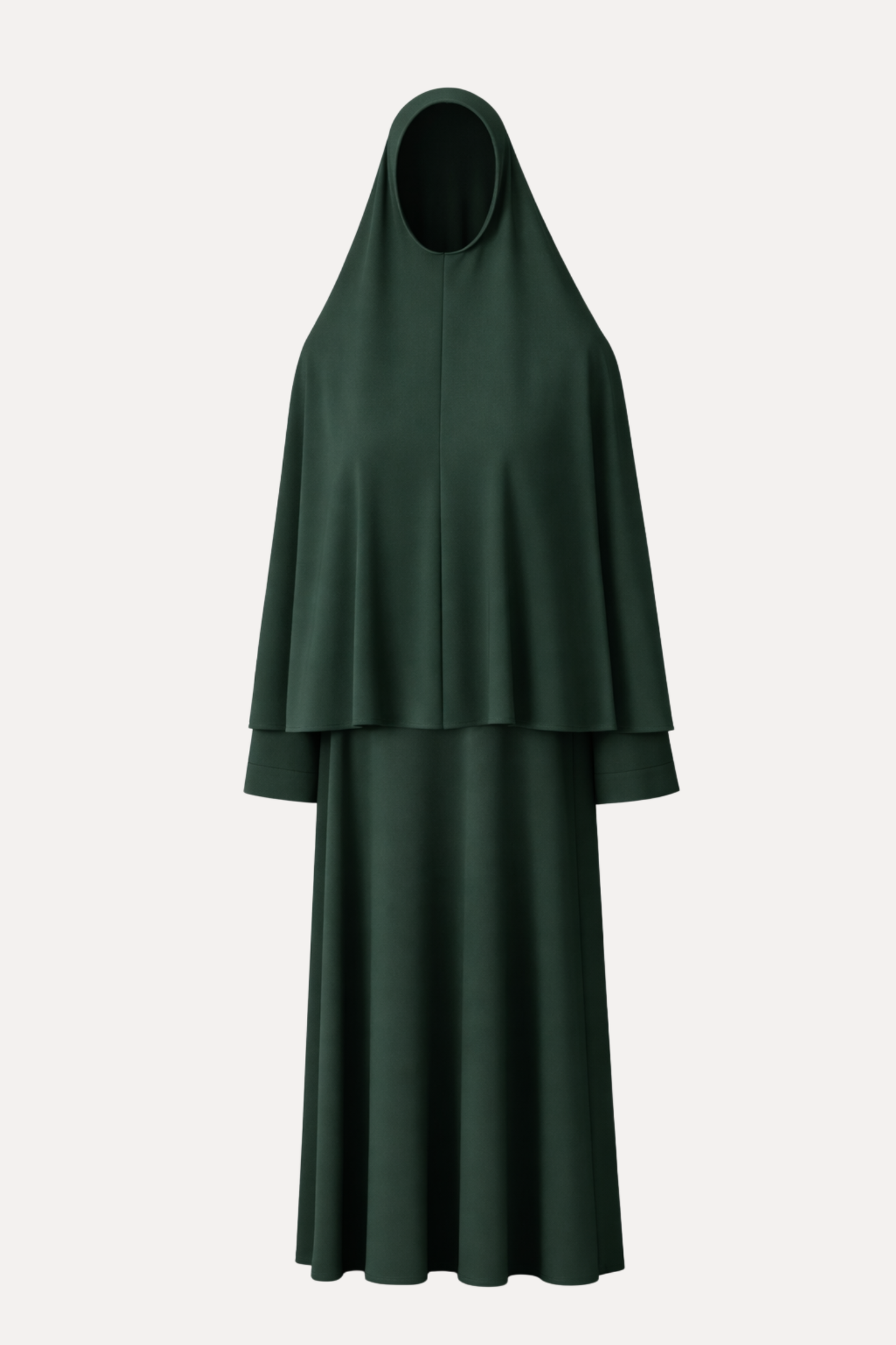 Premium Jersey Khimar set - Emerald