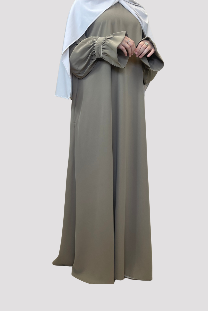 Abaya Cute Sleeve - Camel