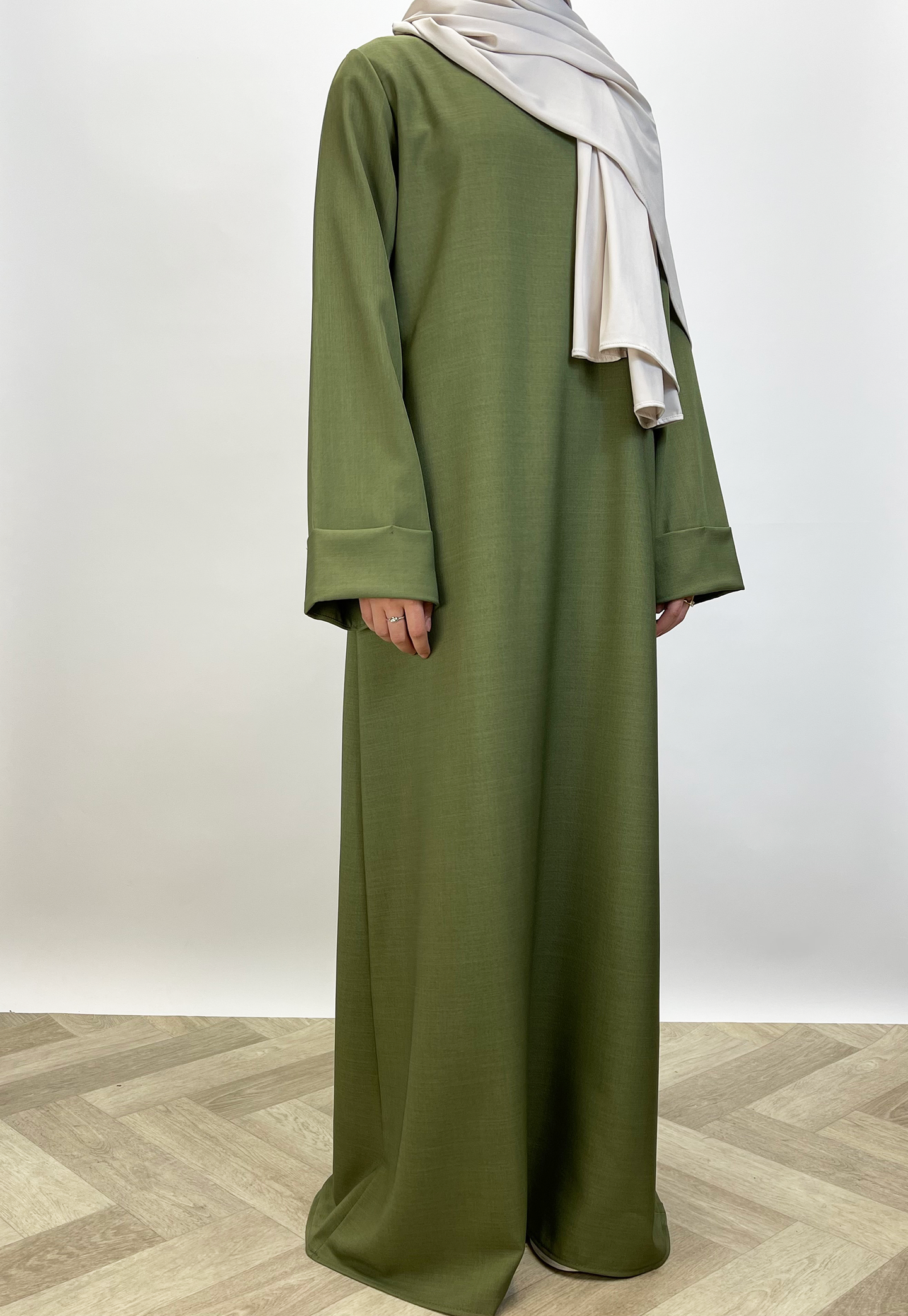 Abaya Lina - Green - Hijab Boutique