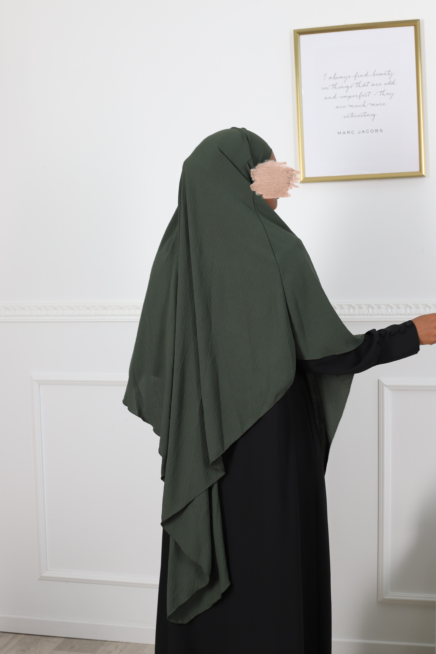 Tie back khimar jazz - Legergroen - Hijab Boutique