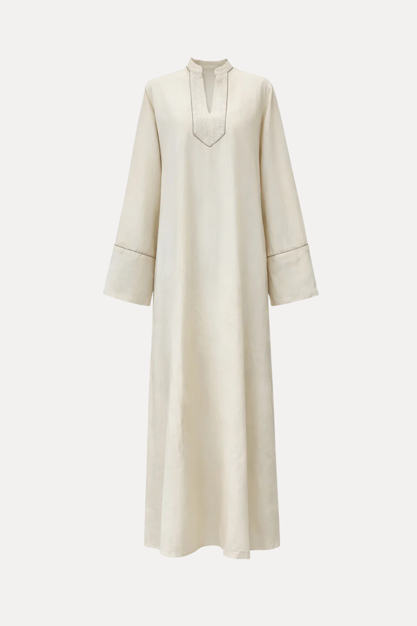 Linnen kaftan - Beige