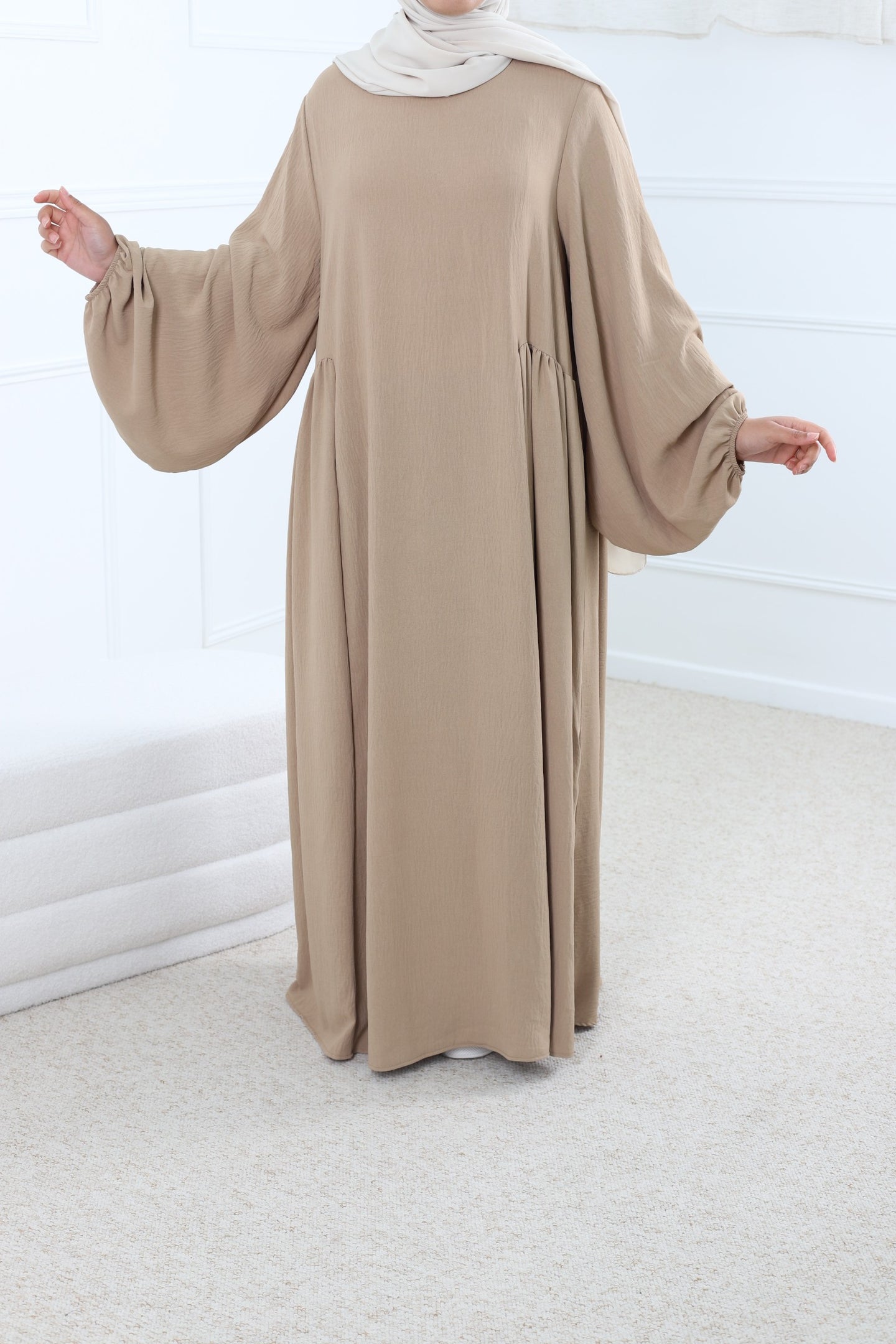 Jazz abaya - Soft camel - Hijab Boutique