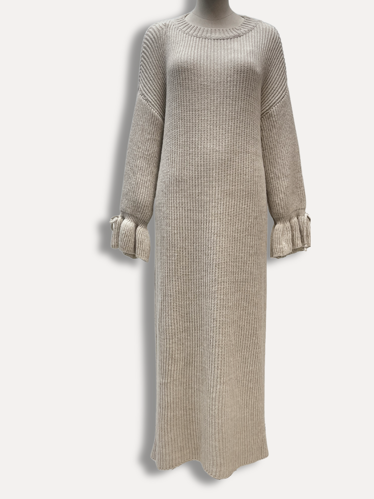 Sweater dress - Beige - Hijab Boutique