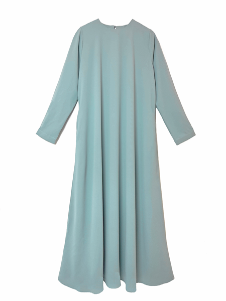 Abaya in A-Linie - Blau