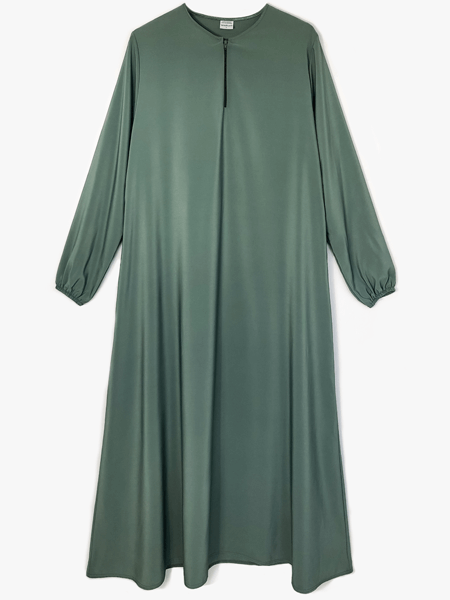 Basic Abaya - Vintage grün