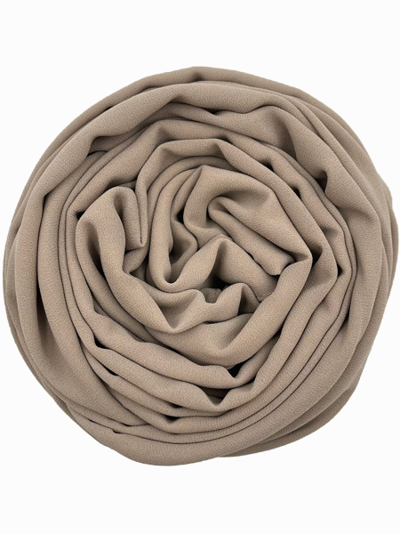 Crepe L - Taupe - Hijab Boutique