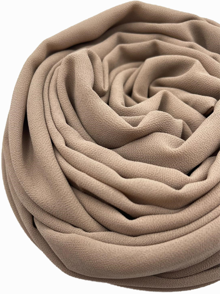 Crepe L - Taupe - Hijab Boutique