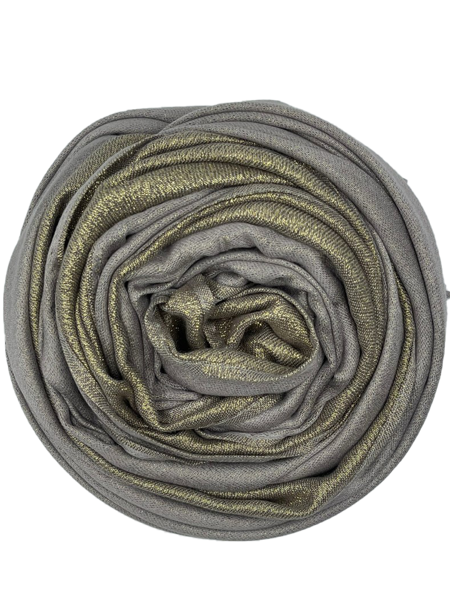 Glamour Scarf - Taupe with gold - Hijab Boutique