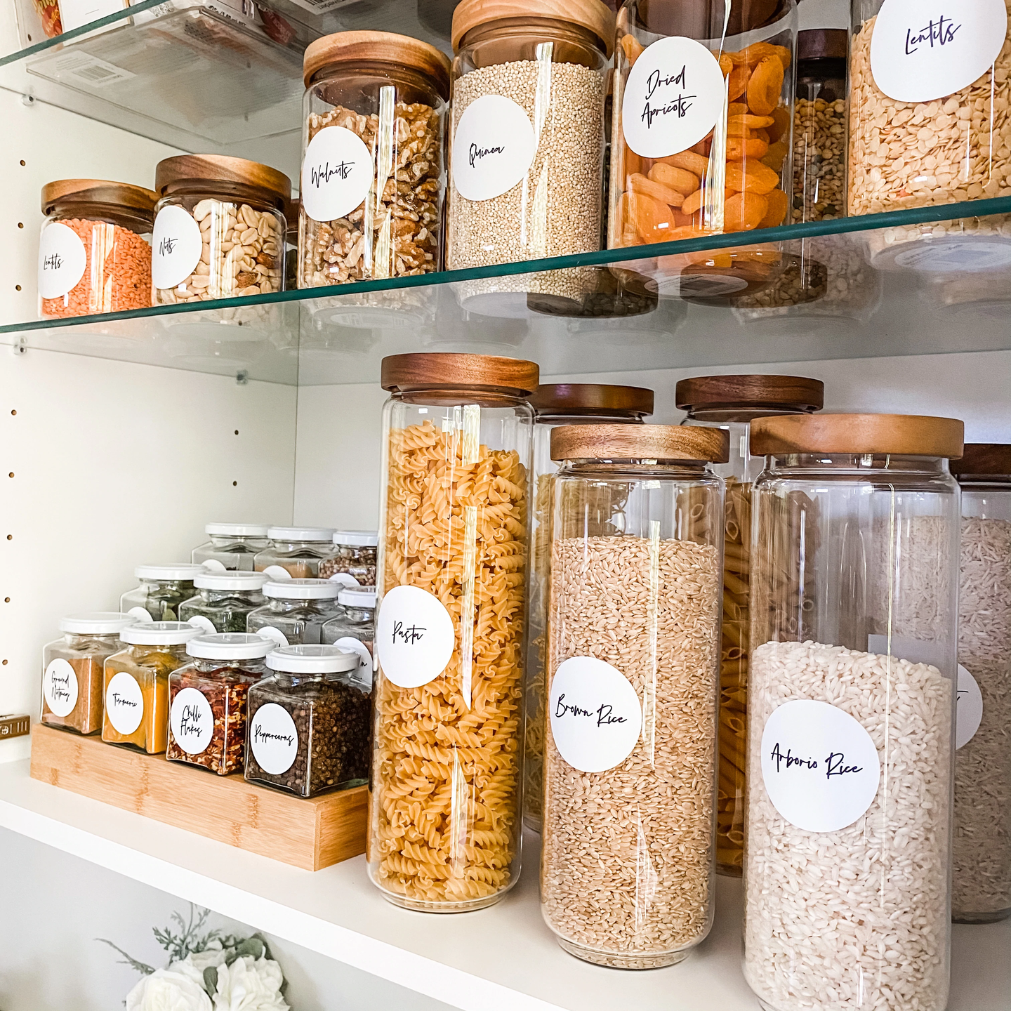 Houten Pantry Potten - Hijab Boutique