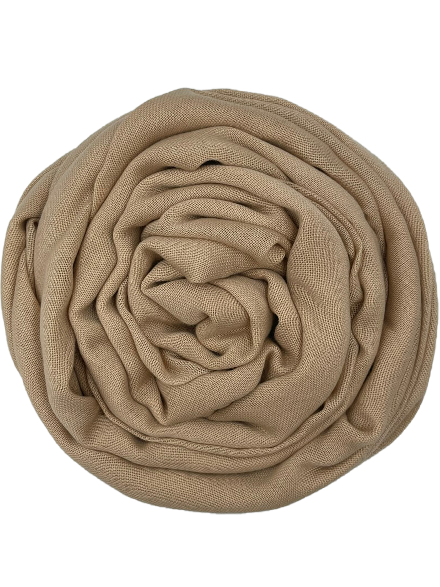 Pashmina korte sliertjes - Dark beige - Hijab Boutique