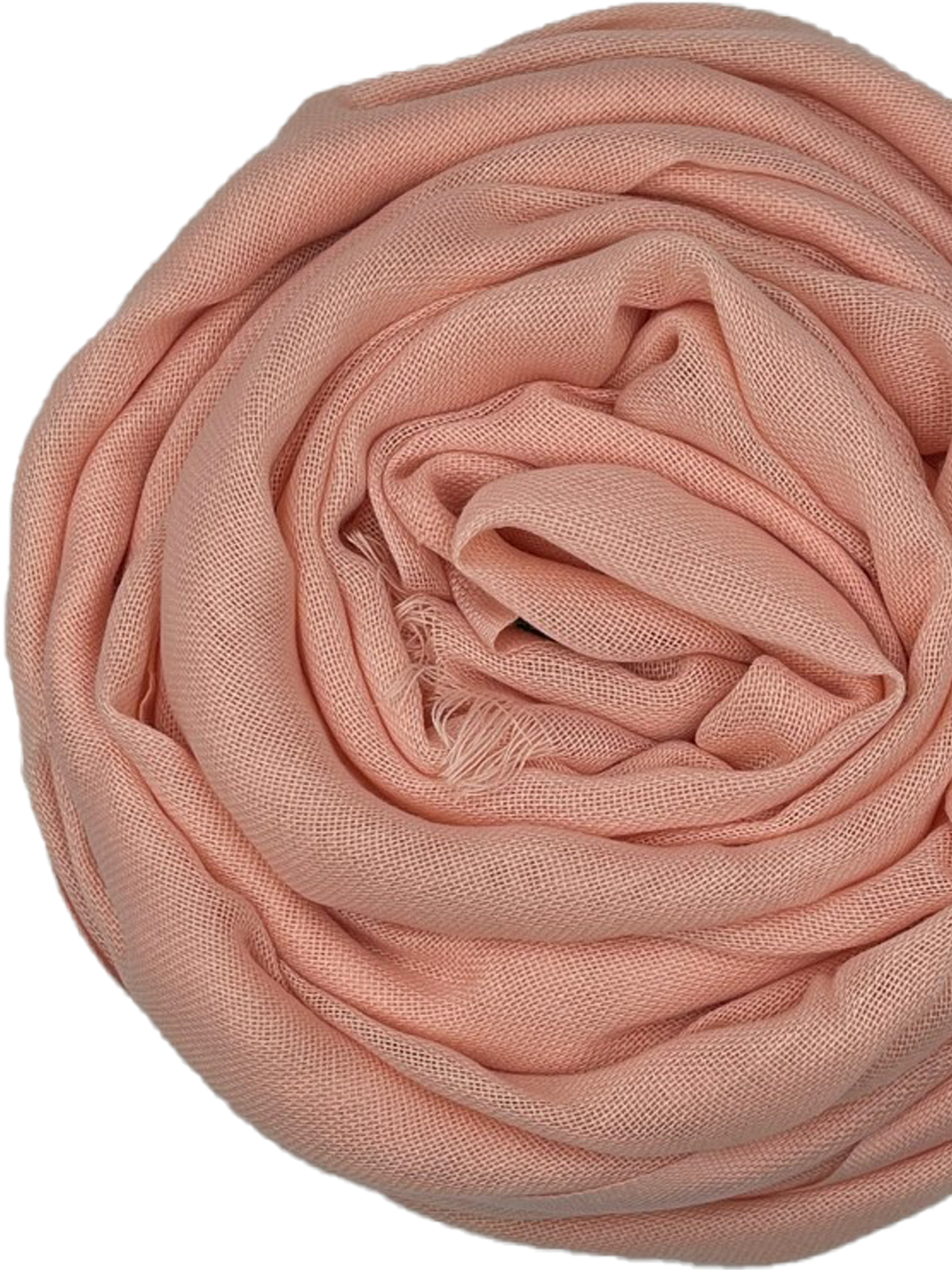 Pashmina korte sliertjes - Light peach - Hijab Boutique