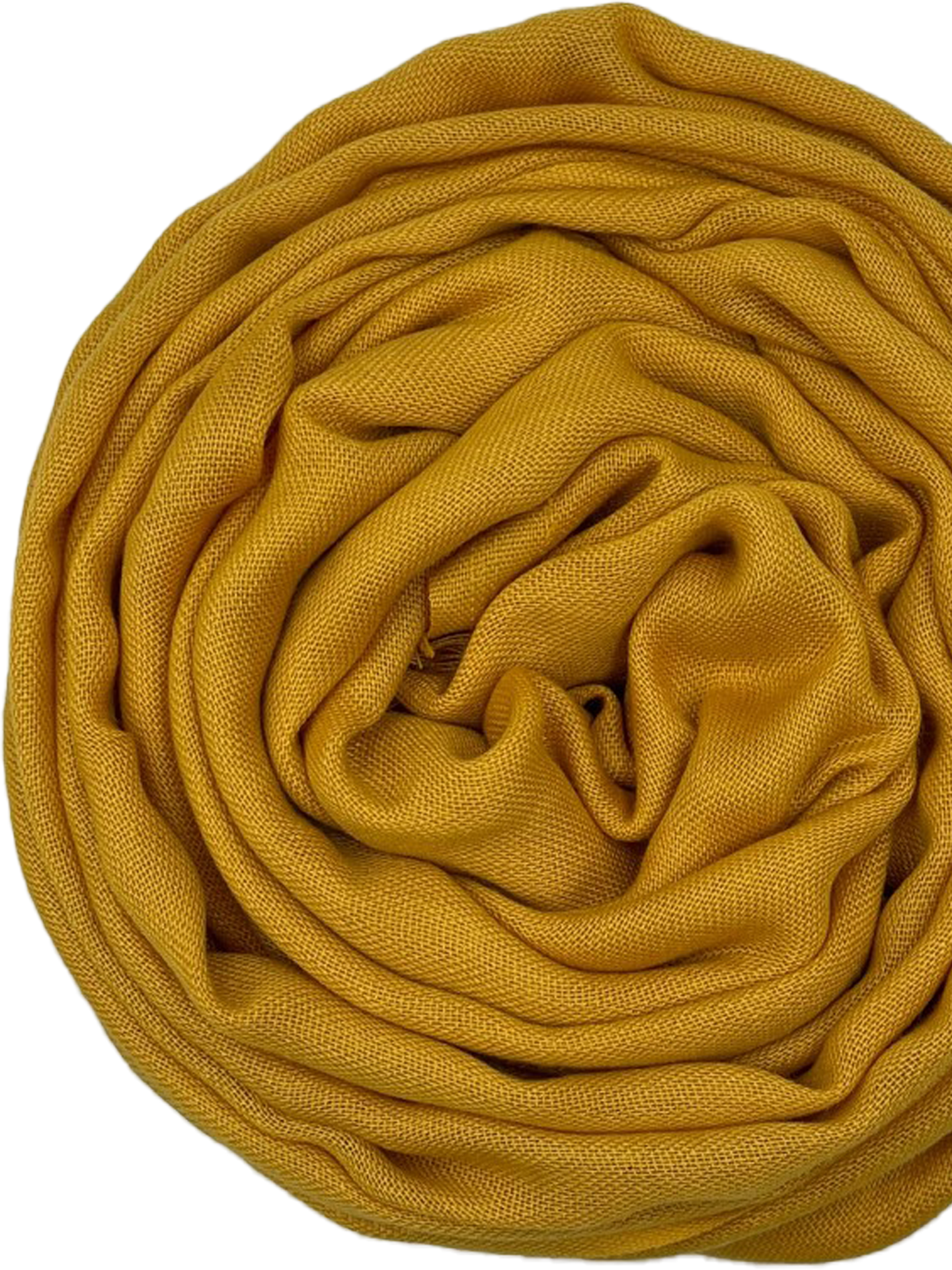 Pashmina korte sliertjes - Mustered yellow - Hijab Boutique