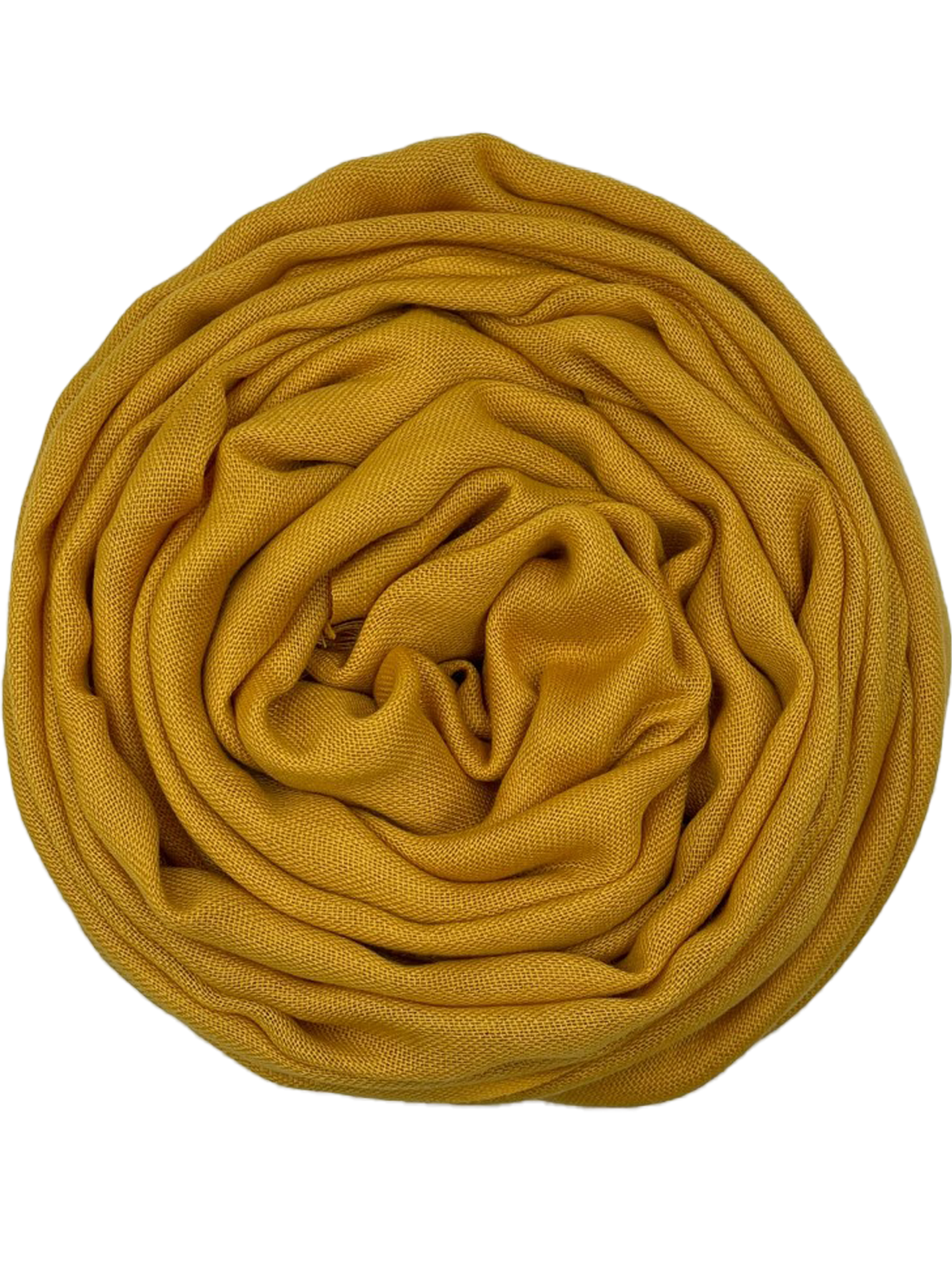 Pashmina korte sliertjes - Mustered yellow - Hijab Boutique