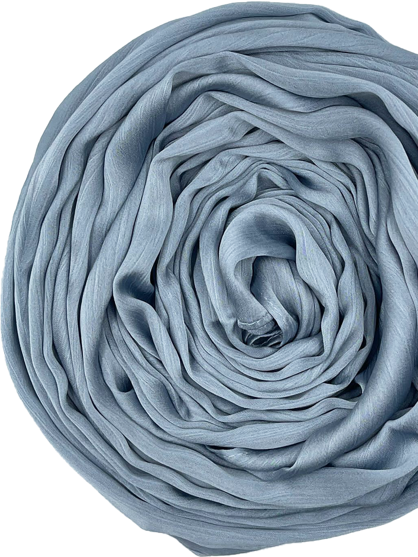 Satin-Ribble - Vintage-Blau