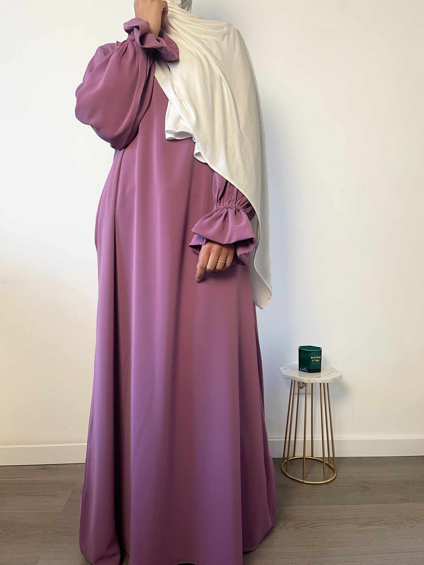 Abaya Kimono 3-teilig - Kamel