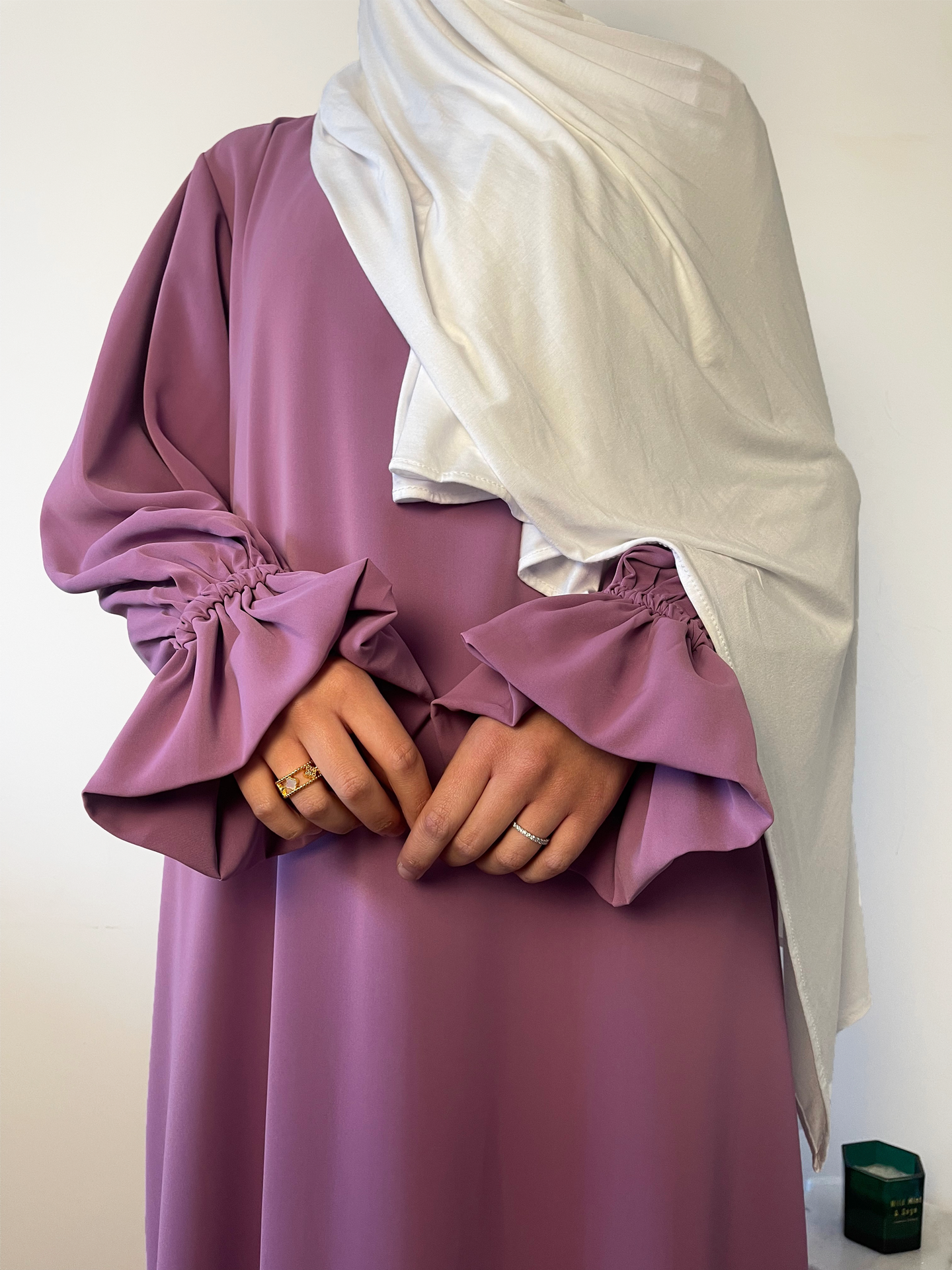 Abaya Kimono 3-teilig - Kamel